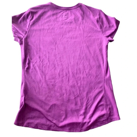NIKE WOMENS LARGE DRI FIT FALL WINTER  TOP SHIRT SUMMER CASUAL ATHLETIC SIZE L - Picture 3 of 5